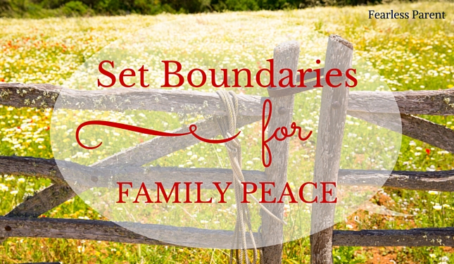 Set Boundaries for Family Peace